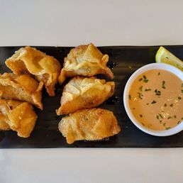 Handmade fried gyoza Handmade fried gyoza