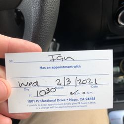 John F Dermody, MD - They gave me a card with an incorrect date on it.