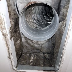 Air & Heat Service - Replacing the vents this is installation COVERED in mold!