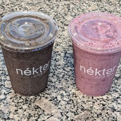 Nekter Juice Bar - Popeye's Acai and Elderberry smoothies. BOGO for Mother's Day. Happy Mother's Day!