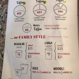 Menu Menu