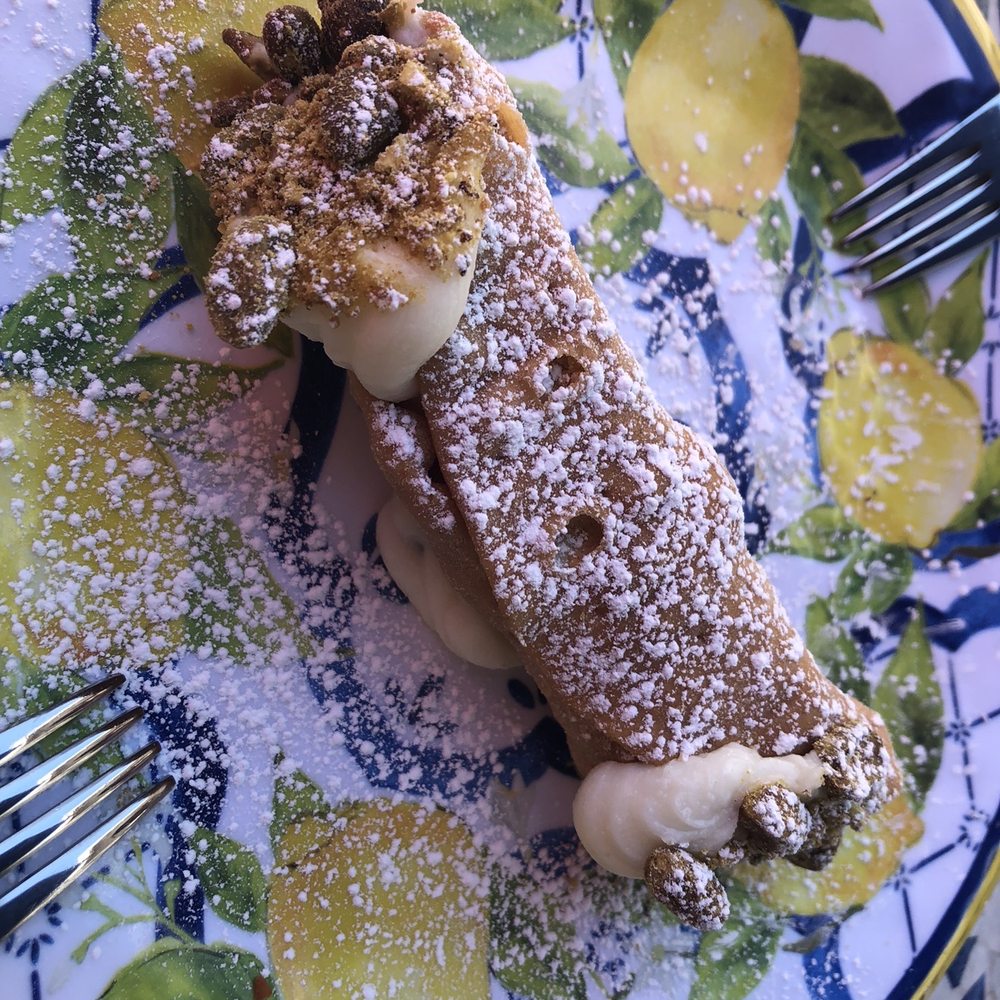 Locanda Ravello - Dessert - cannoli this I feel was a-ok the ricotta was not overwhelming. Size was just right to share ... - Italian Near Me - Danville, California Locanda Ravello - Dessert - cannoli this I feel was a-ok the ricotta was not overwhelming. Size was just right to share ... - Italian Near Me - Danville, California