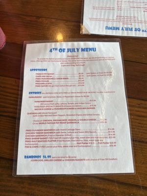 Menu photo 2 Yarbarita's Sip and Swing Rockport, TX