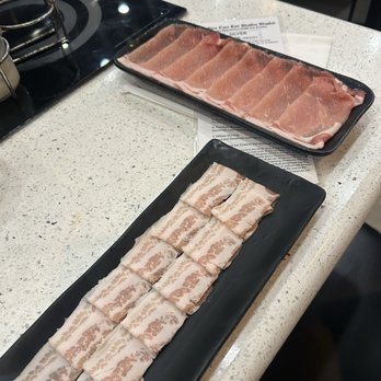 Shinobu Shabu - Pork tenderloin and pork belly .. super tender - Japanese Near Me - Westminster, California Shinobu Shabu - Pork tenderloin and pork belly .. super tender - Japanese Near Me - Westminster, California