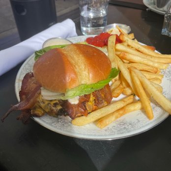 Char's Hot Dogs - Bacon burger with fries. - Hot Dogs Near Me - Benicia, California Char's Hot Dogs - Bacon burger with fries. - Hot Dogs Near Me - Benicia, California