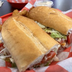 Ardella's Sandwiches & Such - The "Ardella" Italian (hot) with a side of onion petals