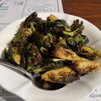 Green Basil - Roasted Brussels Sprouts - Thai Near Me - North Providence, Rhode Island
