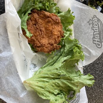 Hardee's - The two pieces of lettuce (in exchange for a bun) that Hardee's now charges for - Burgers Near Me - Columbia, Kentucky