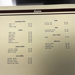 Interesting menu Interesting menu