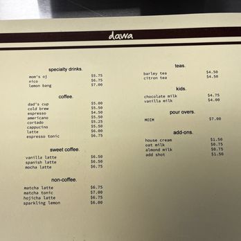 Dawa Coffee - Interesting menu - Coffee & Tea Near Me - Santa Fe Springs, California Dawa Coffee - Interesting menu - Coffee & Tea Near Me - Santa Fe Springs, California