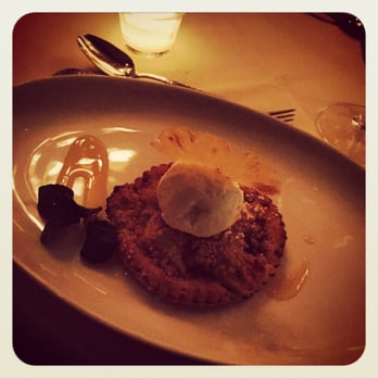 Mistral - Warm pineapple tart with coconut ice cream - French Near Me - Boston, Massachusetts Mistral - Warm pineapple tart with coconut ice cream - French Near Me - Boston, Massachusetts
