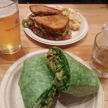Spliff's Gastropub - Green wrap with chicken, turkey/bacon sandwich - Gastropubs Near Me - Jacksonville, Florida Spliff's Gastropub - Green wrap with chicken, turkey/bacon sandwich - Gastropubs Near Me - Jacksonville, Florida