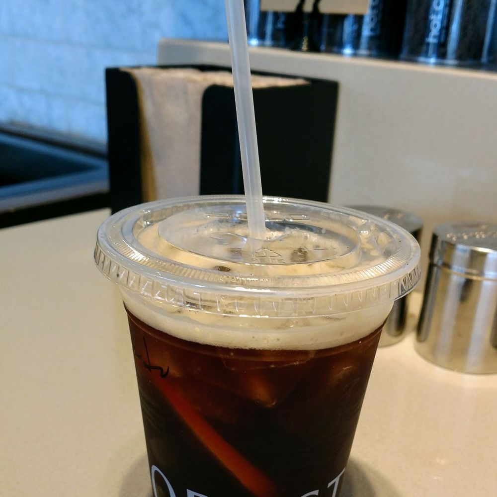 Nordstrom Ebar Artisan Coffee - Cold brew orange twist iced coffee. Addictively good. A bit sweet normally, just ask for less sweetness. - Coffee & Tea Near Me - Austin, Texas