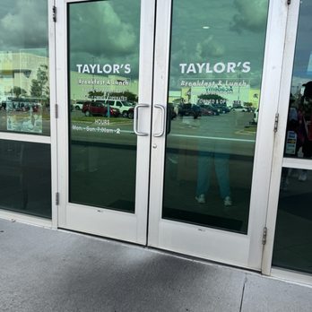 Taylor’s Breakfast & Lunch - Front door - Breakfast & Brunch Near Me - Pensacola, Florida