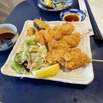 Echizen Japanese Restaurant - Pork plate - Kushikatsu muriawase - Japanese Near Me - Cypress, California Echizen Japanese Restaurant - Pork plate - Kushikatsu muriawase - Japanese Near Me - Cypress, California