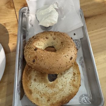 Compa Coffee Roasters - Bagel with cream cheese - Coffee Roasteries Near Me - San Diego, California