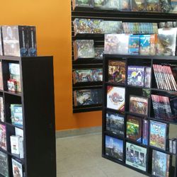 Shadowbox in front that showcase out best and brightest games.