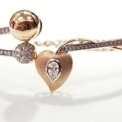 Golden Crown Jewelry - 18k rose gold bangles