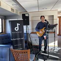 Music by Harrison - Here's my setup on the yacht. It was a lot of fun with around sixty people on a corporate outing.