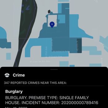 Avanti Residential - General area and how it stacks up for major crimes. Blue pin is latitude. - Apartments Near Me - Phoenix, Arizona