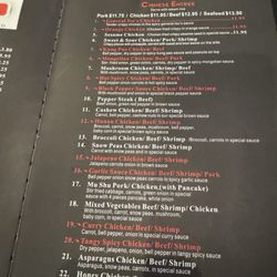 Little V - Menu
