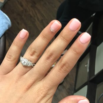 Exquisitely Nails On The Go - My wedding nails :) - Nail Salons Near Me - Costa Mesa, California