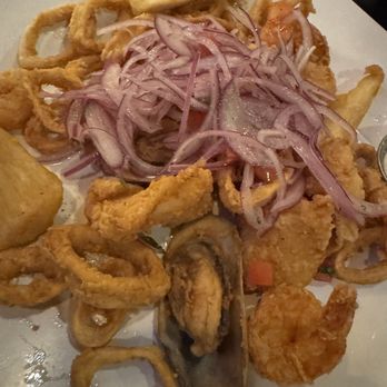 Happy Fish - Jalea...my 11 year old eats one all by herself everytime we come here. - Peruvian Near Me - Tampa, Florida Happy Fish - Jalea...my 11 year old eats one all by herself everytime we come here. - Peruvian Near Me - Tampa, Florida