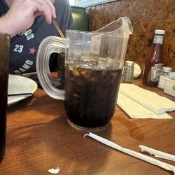 Windmill - They give you a glass of pop, plus a pitcher and offered us to go cups.