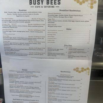 Busy Bee's Cafe & Catering - Menu (March 2026) - Caterers Near Me - Capitola, California