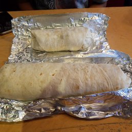 Giant vs. Classic burrito