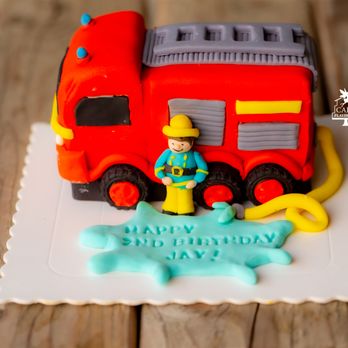 Cake Playhouse - Firetruck themed cake - Custom Cakes Near Me - Artesia, California Cake Playhouse - Firetruck themed cake - Custom Cakes Near Me - Artesia, California