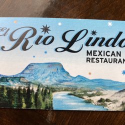 El Rio Lindo - Customer loyalty card