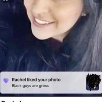 KeyStone Staffing Group - Photo of the recruiter Rachel Gomez telling an African American man on the Facebook dating site that black men are gross. - Employment Agencies Near Me - Wauwatosa, Wisconsin KeyStone Staffing Group - Photo of the recruiter Rachel Gomez telling an African American man on the Facebook dating site that black men are gross. - Employment Agencies Near Me - Wauwatosa, Wisconsin