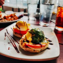 Neros Waterfront Cafe - Many Benedicts to choose from!