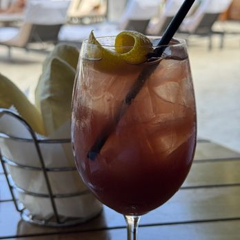 Zaytinya - Pom Fili - Red wine, Altamura Vodka, Ginger, Lime & Pomegranate - Greek Near Me - Miami Beach, Florida