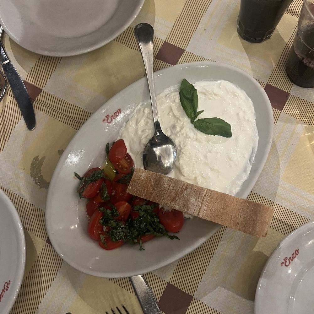 Da Enzo al 29 - Burrata!! Definitely a must order! - Roman Near Me - Rome, RM Da Enzo al 29 - Burrata!! Definitely a must order! - Roman Near Me - Rome, RM