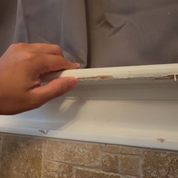 Houston General Home Maintenance - Before window paint peel - General Contractors Near Me