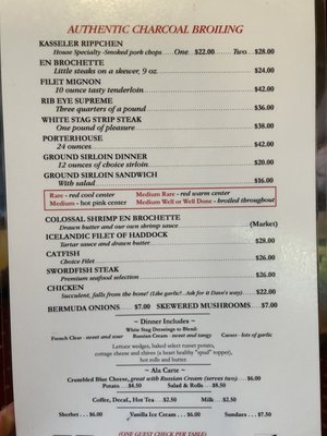 Menu photo 2 White Stag Rhinelander, WI