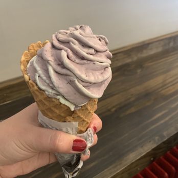 The Red Bean - Blackberry green tea cone - Coffee & Tea Near Me - Annapolis, Maryland