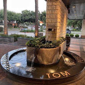 Pappas Bros. Steakhouse - Fountain at the entrance - The Pappas Boys - Steakhouses Near Me - Dallas, Texas