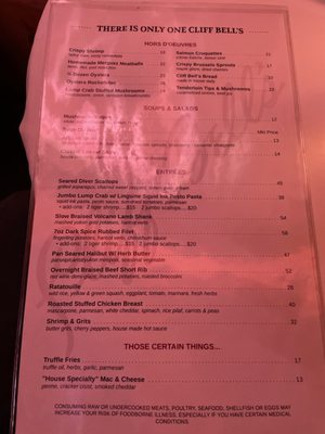 Menu photo 4 Cliff Bell's Detroit, MI Menu photo 4 Cliff Bell's Detroit, MI