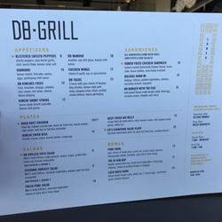 Lunch menu