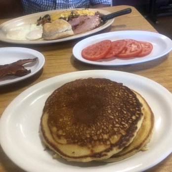 Mom's Family Restaurant - Pancake special with bacon - Diners Near Me - Enterprise, Alabama Mom's Family Restaurant - Pancake special with bacon - Diners Near Me - Enterprise, Alabama