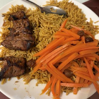 Sami’s Kebab House - lamb kebab entree with qabuli - Afghan Near Me - Astoria, New York Sami’s Kebab House - lamb kebab entree with qabuli - Afghan Near Me - Astoria, New York