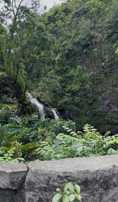 Upper Waikani Falls by null