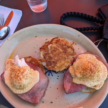 Snooze, an A.M. Eatery - Ham Benedict III - Breakfast & Brunch Near Me - Orange, California Snooze, an A.M. Eatery - Ham Benedict III - Breakfast & Brunch Near Me - Orange, California