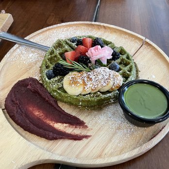 U :Dessert Story - Matcha mochi waffle - Desserts Near Me - Berkeley, California U :Dessert Story - Matcha mochi waffle - Desserts Near Me - Berkeley, California