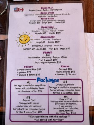 Menu photo 1 Deborah's Ixtapa Zihuatanejo, GRO