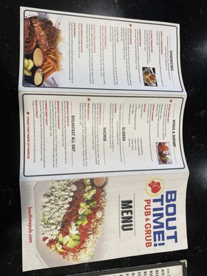 Menu photo 3 Bout Time Pub & Grub Arvada, CO