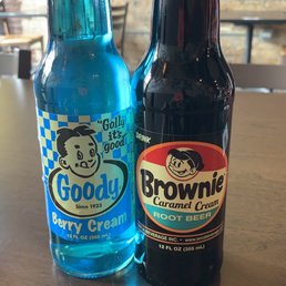Goodie Berry Cream & Carmel Brownie Cream Soda...both were delicious!
